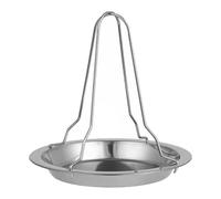 kowaku Grille de Rôtissoire pour Poulet, Support Robuste pour Grillades en Intérieur et en Camping