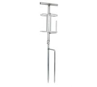 kowaku Guide Tuyau d'Arrosage Support Tuteur Courbe Porte Tuyau Acier Inoxydable Anneaux Pointe Sol Conduite Maitrisée Réduction Nœuds Adapté Arrosage Quotidien Massifs Allées
