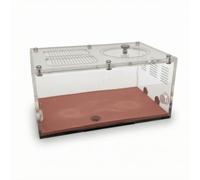 kowaku Habitat Container Fourmilière Modulaire Boîte Nid Terrarium Formicarium Transparent avec Panneaux Clairs et Chambre de Nidification Connexion, Zone D Activité