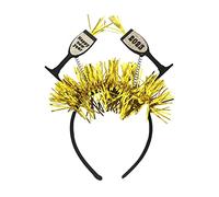 kowaku Happy New Year 2023 Bandeau, Diadèmes Décorations Mignon Cerceau de Cheveux Paillettes pour Accessoires Photo Cerceau de Cheveux Accessoires Enfants