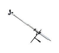 kowaku Hélice de Bateau Propulseur Électrique avec Arbre de Transmission Support à Main Aluminium Fonction Facile à Installer Adapté Aux Canoës Bateaux Gonfl, 125 Cm