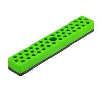 kowaku Hex Bit Holder Porte-embouts Organiseur Rangement Rack Embouts Vis Tournevis Outil Socle Robuste et Maintien Stable Adapté pour Atelier Bureau Maison, Vert