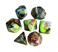 kowaku Jeux de Famille de Dés Polyédriques Peints 4x7x pour Les Familles de Jeux de Cartes RPG Du Mdn C