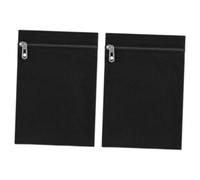 kowaku Kit de 2 Poches Dissimulées à Coudre, Double Pack pour Customisation de Manteau, Poches Plates avec Fermeture, Inclut 4 Bobines de Fil, Taille 21,5x11,5 cm, Noir