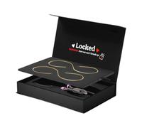 kowaku Kit de Bracelets permanents, Ensemble de Bijoux Assortis pour Couples, Bracelet Tendance verrouillé pour Thanksgiving et la Saint-Valentin, Or