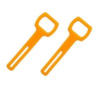 kowaku Kit de Fixation pour Embout Buccal de Plongée en 2 Pièces, Support en Silicone pour Plongeurs, Plongée, Snorkeling, Plongée, Orange, 12 x 4 cm