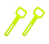 kowaku Kit de Fixation pour Embout Buccal de Plongée en 2 Pièces, Support en Silicone pour Plongeurs, Plongée, Snorkeling, Plongée, Jaune, 12 x 4 cm