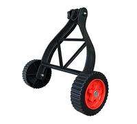 kowaku Kit de Roue de Support Réglable pour Débroussailleuse, en PVC, Adapté Au Débroussaillage et Au Jardinage, Noir