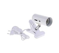 kowaku Lampe Chauffante pour Reptiles, avec Pince, émetteur Infrarouge en Céramique, Support D'ampoule, NW-02