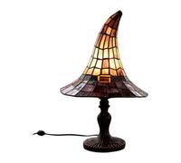 kowaku Lampe en résine en Forme Chapeau sorcière, décorative pour la Maison, réutilisable, Style Gothique, veilleuse, Hauteur 30 Cm