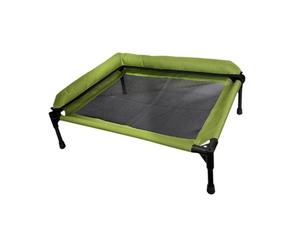 kowaku Lit surélevé Rafraîchissant pour Chien, Lit de Camp Portable en Maille Respirante pour Animaux de Petite et Moyenne Taille, M