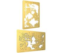 kowaku Lot de 2 Pièces pour La Création de Modèles, Pochoirs et Outils de Peinture et de Décoration.