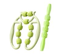 kowaku Lot de 2 Rouleaux de Massage pour Les Muscles, Pinces circulaires pour Les Jambes, Outil de Massage pour Les Bras des Hommes, Vert