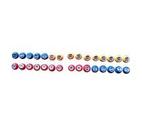 kowaku Lot de 30 boules de loto Bingo 1 à 30 numéros pour le camping, les voyages, les fêtes