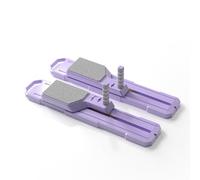kowaku Machine de Glisse Multifonction Planche de Glisse Fitness Stabilité Entraîneur Abdominal Glissant pour Femmes En Post-Partum, Rééducation, Planche D Exercice Divisée Violet Clair Sans Poignée
