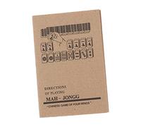 kowaku Mahjong/Abacus Instruction Guide Illustrated Guide Complete Mahjong Rules Strategies Learning Players Learning Guide, Guide du Mahjong