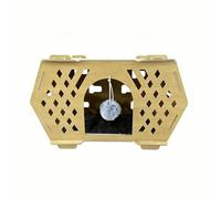 kowaku Maison pour Chat Niche Lit Refuge en Bois Robuste à Base Équilibrée avec Jouet Pendule Intérieur Cosy pour et Repos Loin du Bruit Convient aux Foyers Modernes Détente à la Maison