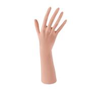 kowaku Mannequin Hand Nail Art Practice Simulation Simulation Bijoux Afficher Salls Rings Display Stand pour Les magasins de comptoir de vitrine