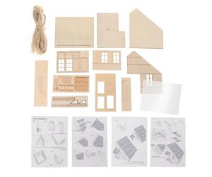 kowaku Maquette de bâtiment à l'échelle 1/35 Ho, scène architecturale, Maquette de réseau ferroviaire interactif pour l'architecture et Le, Toit de Chaume