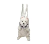 kowaku Mignon en Peluche en Peluche en Peluche de Chien Puppy Puppy en Forme de Pont pour Les Femmes Adultes