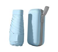 kowaku Mini parapluie de imperméable pour affaires, plage, marche, Bleu Clair