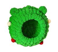 kowaku Nid D'Oiseau Nid D'Oiseau Lit Nid D'Oiseau Accessoire Cage Nid D'Oiseau Hiver Nid D'Oiseau Maison Élevage Fils Doux Adapté pour Perruches Perroquets O, Vert Vif