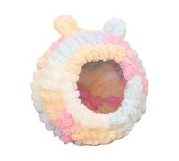 kowaku Nid D'Oiseau Nid D'Oiseau Lit Nid D'Oiseau Accessoire Cage Nid D'Oiseau Hiver Nid D'Oiseau Maison Élevage Fils Doux Adapté pour Perruches Perroquets O, Rose