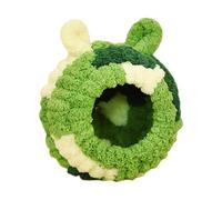 kowaku Nid D'Oiseau Nid D'Oiseau Lit Nid D'Oiseau Accessoire Cage Nid D'Oiseau Hiver Nid D'Oiseau Maison Élevage Fils Doux Adapté pour Perruches Perroquets O, Herbe Verte