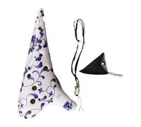 kowaku Ocarina alto 12 trous en do avec livre de musique, sac à bandoulière, pratique et élégant, en céramique, pour spectacle, cadeau professionnel, C