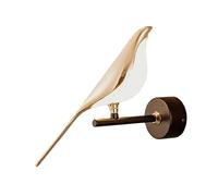 kowaku Oiseau Applique Murale Applique Murale Maison Chevet Appliques Intérieures Éclairage Mural LED Appliques Murales pour Grange Escalier Chambre Bureau, Une lumière Blanche d'oiseau