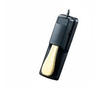 kowaku Pédale de Sustain pour Clavier Électronique Pédale Footswitch Pédale de Maintien Construction Métal et Plastique Base Antiglisse pour Appuis Sûrs, Or, Classique