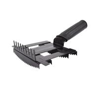 kowaku Peigne de Mue pour Bétail Outil de Toilettage Brosse pour Bovins Peigne Démêlant Conception pour Éliminer Les Poils Noués Approprié pour Vache, Noir