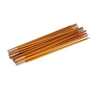 kowaku Pièce de Rechange pour Arceau de Tente, Accessoire de Camping, Pliable et Extensible, en Alliage D'aluminium, Portable, Facile à Transporter, Conv, Or, 385cm
