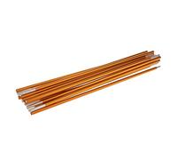 kowaku Pièce de Rechange pour Arceau de Tente, Accessoire de Camping, Pliable et Extensible, en Alliage D'aluminium, Portable, Facile à Transporter, Conv, Or, 365cm
