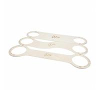 kowaku Planche d'Équilibre Enfant Planche Balance Pont Sensoriel Jeu Mouvement Coordination Entraînement Équilibre Bois Lisse, Épais 1,8 Cm, Motif D Empreinte De Pas Ondulé, Ensemble