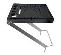 kowaku Plateau de Travail à Échelle Portable et Pliable, Plateau de Travail Multifonction, Plateforme pour Échelle en Fer, Capacité de 50 Kg, pour Garde-Manger, Bureau, Atelier et l'Extérieur, Noir