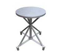 kowaku Plateforme de Pulvérisation Rotative Table Rotative Support de Peinture Plateau Tournant Châssis Rigide en Fer d'angle Central Fluide Grille, Diamètre 50cm, Hauteur 60cm