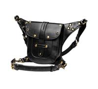 kowaku Pochette de Ceinture, Sac de Taille Gothique Tendance pour Festival LARP Halloween