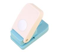 kowaku Poinçon à Onglets pour Dossier Portatif, Séparateur de Feuilles Mobiles, Poinçon d'Étiquette Multifonctionnelles avec Lame en Acier au Carbone, Perforateur pour d'Étiquettes, Rond