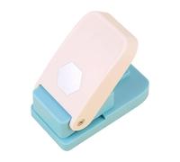 kowaku Poinçon à Onglets pour Dossier Portatif, Séparateur de Feuilles Mobiles, Poinçon d'Étiquette Multifonctionnelles avec Lame en Acier au Carbone, Perforateur pour d'Étiquettes, Hexagonal