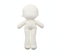 kowaku Poupée en Peluche Visage Absent Rembourrée Jouet Doux Moelleuse, Corps Nu - Corps Normal De 30cm