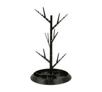 kowaku Présentoir à Bijoux en Forme d'arbre, Organisateur de Colliers et Boucles d'oreilles, Support de Rangement Multifonctionnel pour Bracelets, Noir