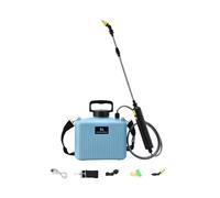 kowaku Pulvérisateur Électrique avec Tige Télescopique Réglable et Sangle Portable pour Arrosage Jardin Nettoyage Animaux Plantes Adapté à La Maison et Extér, 5L Bleu