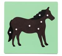 kowaku Puzzle Child-Centered en Bois Bords Lisses Puzzle à Emboîter Poignée Non Toxique Jeu Éducatif pr,