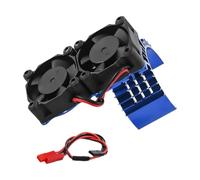 kowaku RC Car Motor Cooling Fan Aluminium Alliage Ventilateur Refroidissement Support Moteur Dissipation Chaleur Installation Facile Adaptée Aux Amateurs de, Bleu