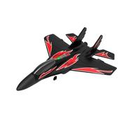 kowaku RC Glider Plane Flying Toy Gift RC Plane Jet Easy to Joue Poly Studdy Fun Professional Party Favor Goodie Bag Sober, Noir