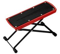 kowaku Repose-pied de Guitare Pliant Support Tabouret Marchepied Conception Repliable en Fer et Caoutchouc Antidérapant Soutien Stable pour Jambe et Angle de, Array, Rouge