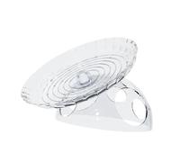 kowaku Roue d'exercice Hamster Roue d'exercice Disque Rotatif Cachette Silencieuse Jouet Multifonction pour Cage Accessoire Pet Surface Antidérapante Adapté, Clair