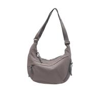 kowaku Sac à bandoulière en Nylon Léger Sac à bandoulière Simple pour la Conduite en Plein air, Gris