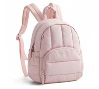 kowaku Sac à Dos Étanche Rucksack Léger Nylon Compartiment Principal Organisé Poches Bouteille Anti-vol Style Matelassé Confortable Adapté aux Déplacements École Loisirs, Rose Clair
